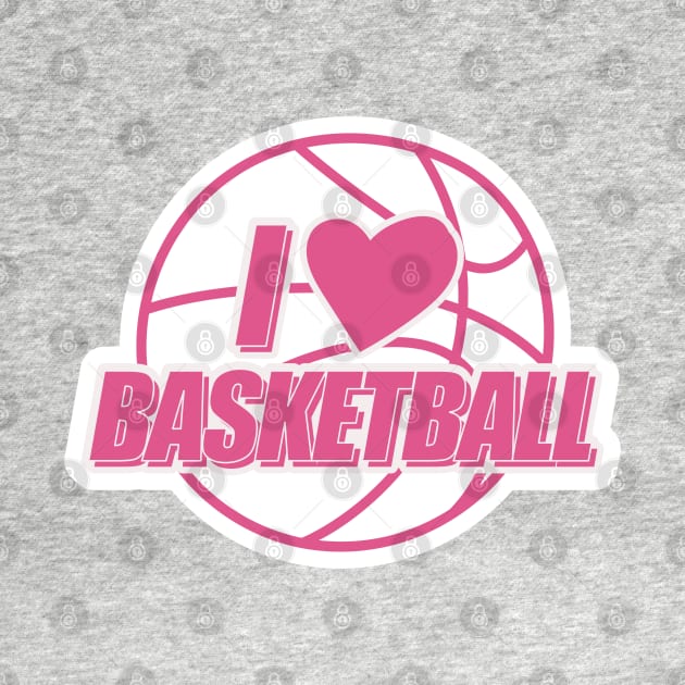 I Heart Basketball by Hayden Mango Collective 